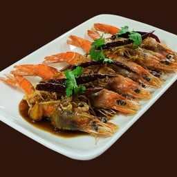 กุ้งราดซอสมะขาม