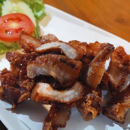 คอหมูทอด
