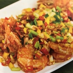 กุ้งผัดพริกเกลือ