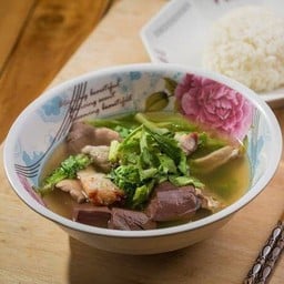 เกาเหลาเลือดหมูไม่ใส่เครื่องใน