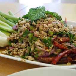 ลาบหมู 凉拌猪肉末