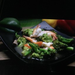 บล็อกโคลี่กุ้ง