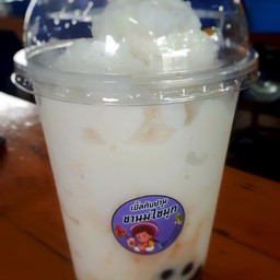 น้ำมะพร้าวเผานมสดปั่น