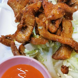 หมูทอดแดดเดียว