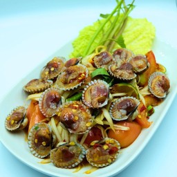 ส้มตำหอยแครงปลาร้า
