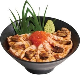 E11 - ข้าวหน้าปลาแซลมอนฟัวกรา