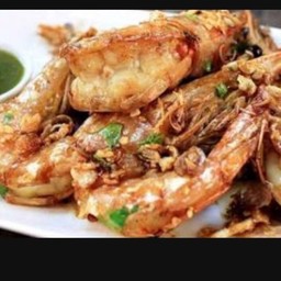 กุ้งทอดคาราเมลรี่