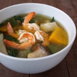 แกงเลียงกุ้งสด