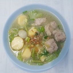 แกงจืดเต้าหู้ผักกาดขาว หมูสับ