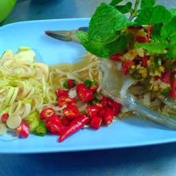 กุ้งแช่น้ำปลา
