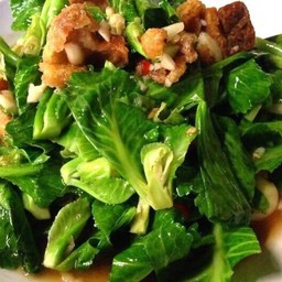 ผัดแขนงน้ำมันหอย