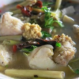 ต้มยำพุงปลาช่อนน้ำใส