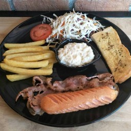 สเต็กไส้กรอกแฮมรมควัน และ เบคอนรมควัน [จัดส่ง]