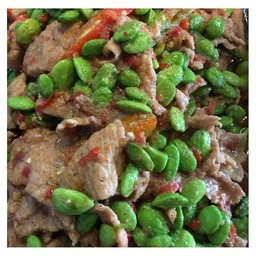 ผัดสะตอหมูกะปิ