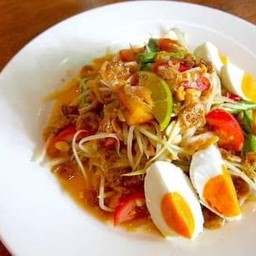 ตำไทยไข่เค็ม