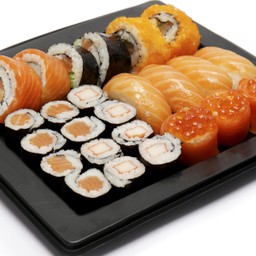 Salmon Sashimi & Sushi Party Set – Thammachart Seafood