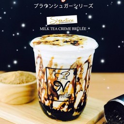 Milk tea cream brulee