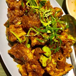 หมูพริกแกงสติ