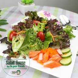 สลัดปูอัดไข่กุ้งวาซาบิ