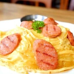ข้าวไข่ข้นไส้กรอกอิตาเลียนOML-S