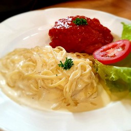 ไส้กรอกอิตาเลียนพาต้าครีมชีส SAUSAGE PASTA