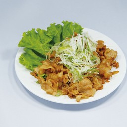 หมูสามชั้นผัดซอส