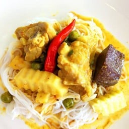 ขนมจีน+แกงเขียวหวาน