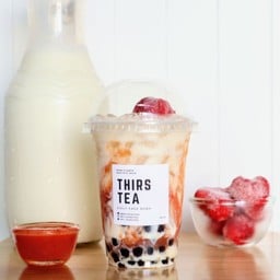 Strawberry fresh milk