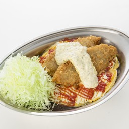 ข้าวแกงกะหรี่ออมเล็ตปลาหิมะ