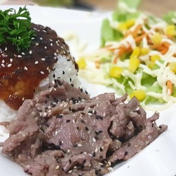 ข้าวเนื้อย่างเทริยากิ