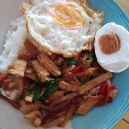 ก๋วยเตี๋ยวนัวลิ้น (เย็นตาโฟต้มยำ) บางกร่าง