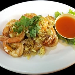 กุ้งทอดกระเทียมพริกไทย