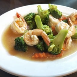 ผัดบล็อคโคลี่กุ้ง
