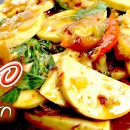 หมูยอผัดพริกเผา(กับ)