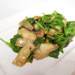 ปลาคังผัดใบคึ่นช่าย