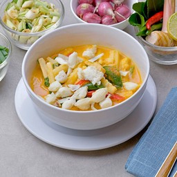 แกงคั่วเนื้อปูก้อน