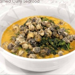 แกงคั่วหอยขมใบชะพลู