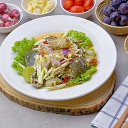 ยำปูม้าไข่ดอง