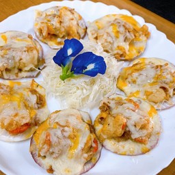 หอยเชลล์อบชีส