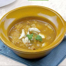 กระเพราะปลาน้ำแดงเนื้อปู