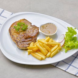 พอร์คชอปสเต็ก