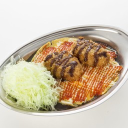 Omelette Croquettes Curry Rice