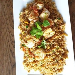 ข้าวผัดกุ้ง 2 คนทาน