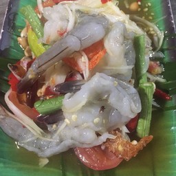ตำไทยกุ้งสด