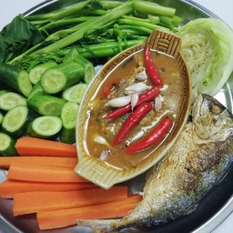 ชุดน้ำพริกปลาทู+ ปลาทู เพื่อสุขภาพ