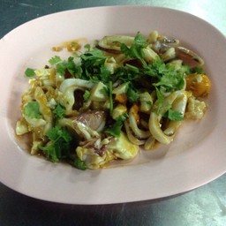 หมึกผัดไข่เค็ม