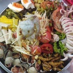 ตำถาดทะเลปลาร้า