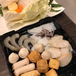 ชุดทะเล + ผักรวม(ผักเปลี่ยนไม่ได้)