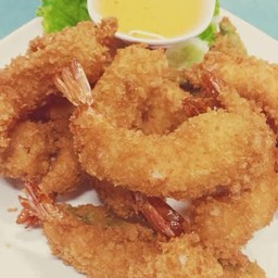 กุ้งชุบแป้งทอด