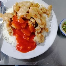 ข้าวไก่กระเทียม